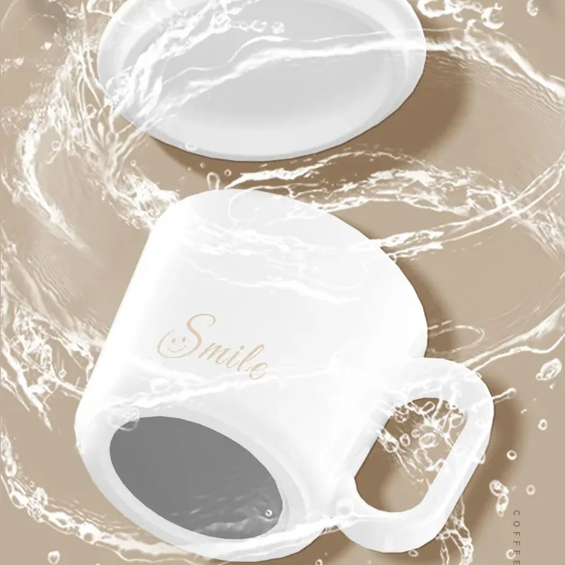 سخان كوب كهربائي 55 ° درجة حرارة ثابتة كوب لوحة التدفئة اثارة كوب القدح دفئا اللاسلكية شحن الهاتف المحمول 5 فولت #6