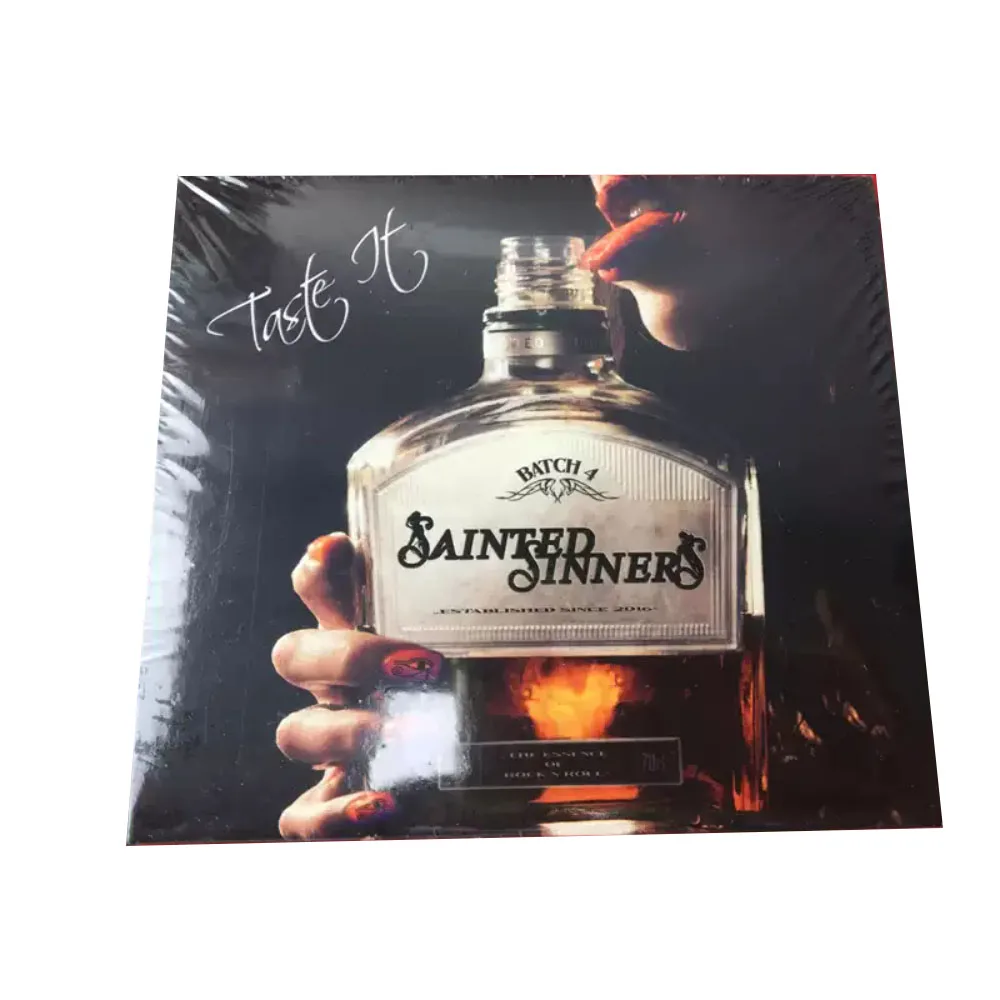 CDSainted Sinners Taste It: Hard Rock Base + Blues Guitar Riff, Prelude Scratching Ears, Lead Singer's Voice Is Rough and Tense