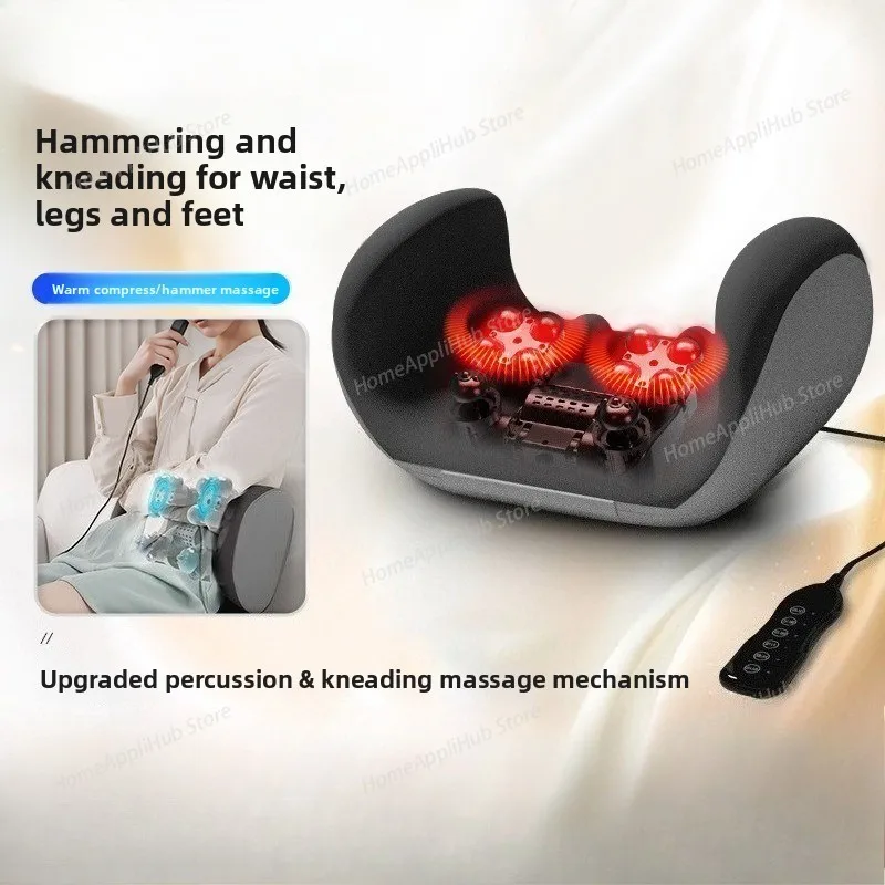 Car Waist Electric Heating Kneading Massage 3D Vibration Waist Protection Car Sedentary Waist Back Leg Hot Compress Massage Pad