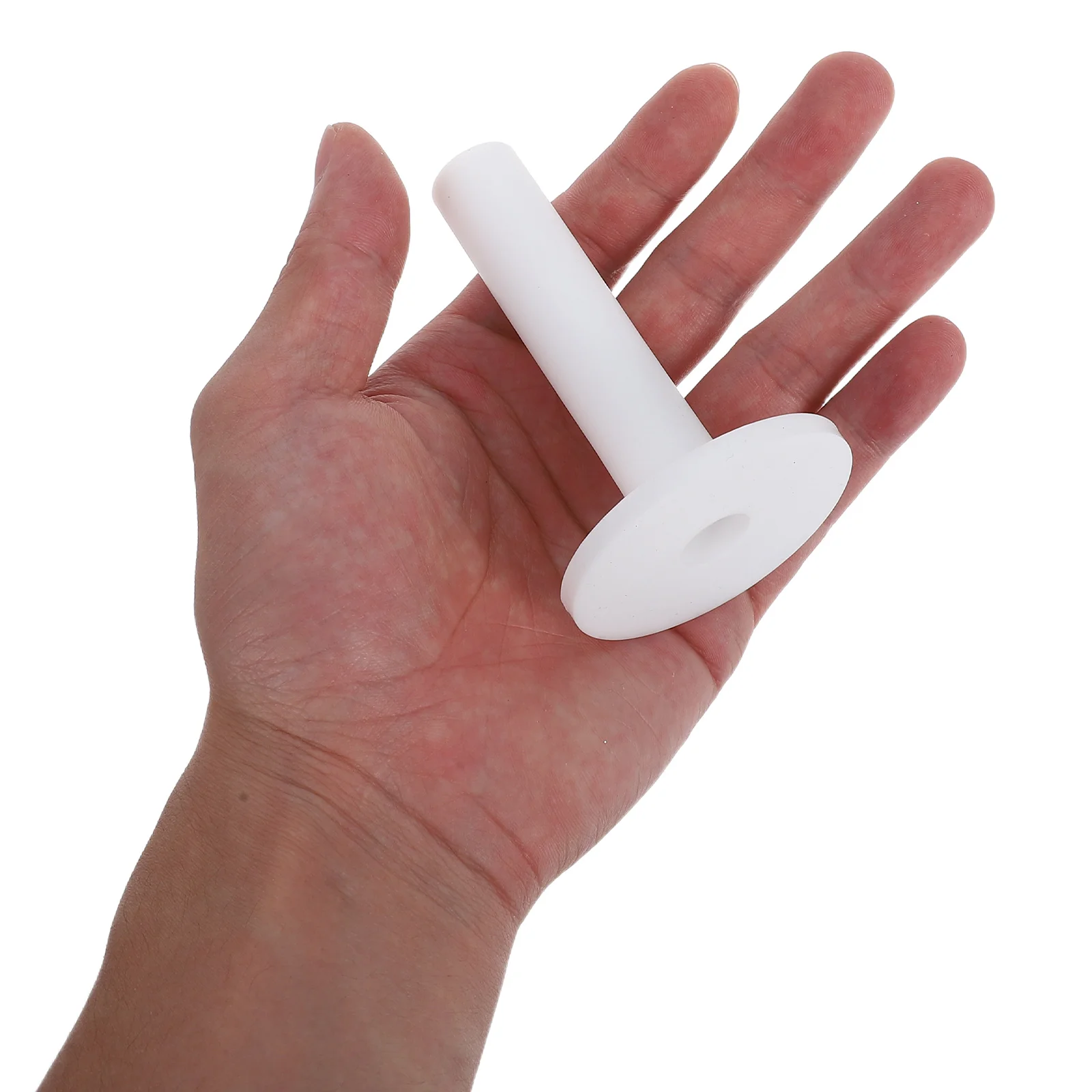 

8Pcs Professional Golf Tees for Driving Range Mat Silicone Ball Holder Stable and Practical Training Aid for All Levels White