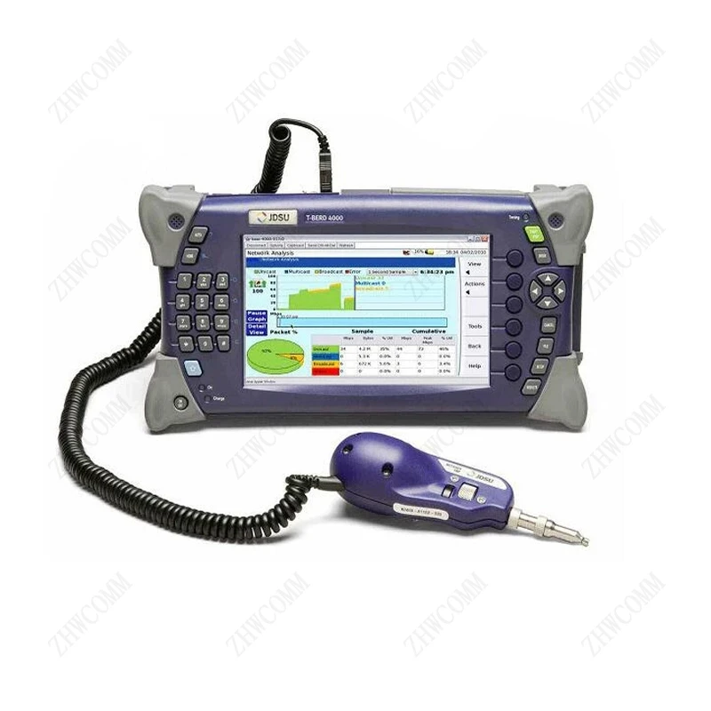 Handheld Optical Time Server Reflectometer, FTTH OTDR, Breakpoint Tester, Fault Locator, MTS-4000, 1310nm, 1550nm, 32dB, 30dB