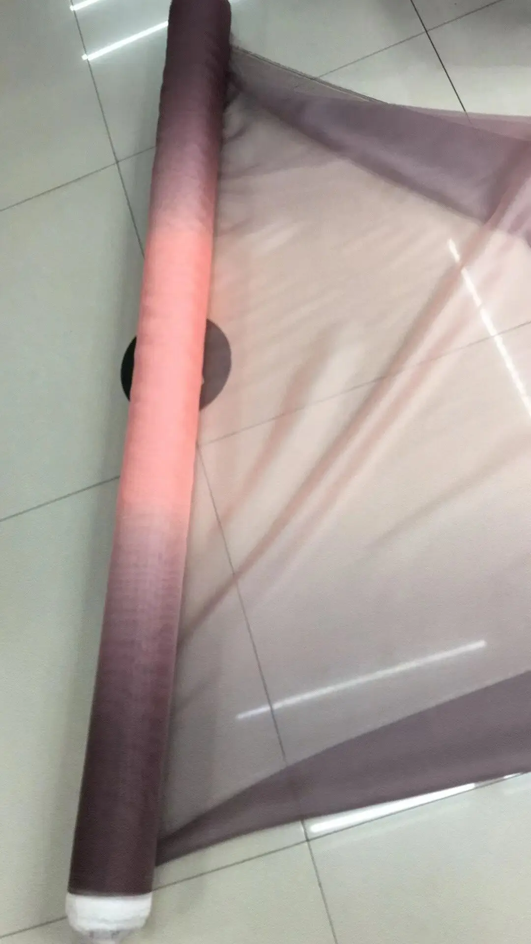 Ombre Chiffon 58'' breit nach Meter 30D Farbverlauf Chiffon transparenter Stoff Tanzschal Hochzeitsdekorationen transparent – Detail 15