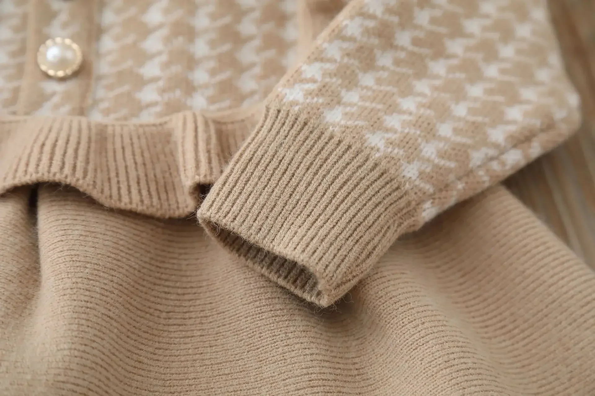Girls Casual Dresses Plaid Lace Knit Dress Autumn and Winter Sweater Dresses Toddler Girl Clothes Baby Girl Dress image 6