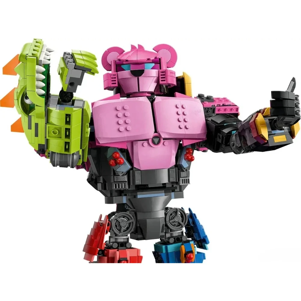 مجموعات مكعبات بناء صغيرة من Mecha Team Leader متوافقة مع جزيئات Lego مناسبة لهدايا عيد الميلاد 77078