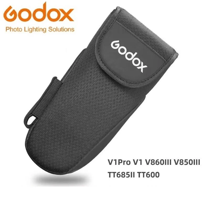 Godox-フラッシュケース,スピードライト,保護バッグ,Godox v1,v1pro,v860,v850,Sony, Nikon,canonカメラ用ポーチ,オリジナル