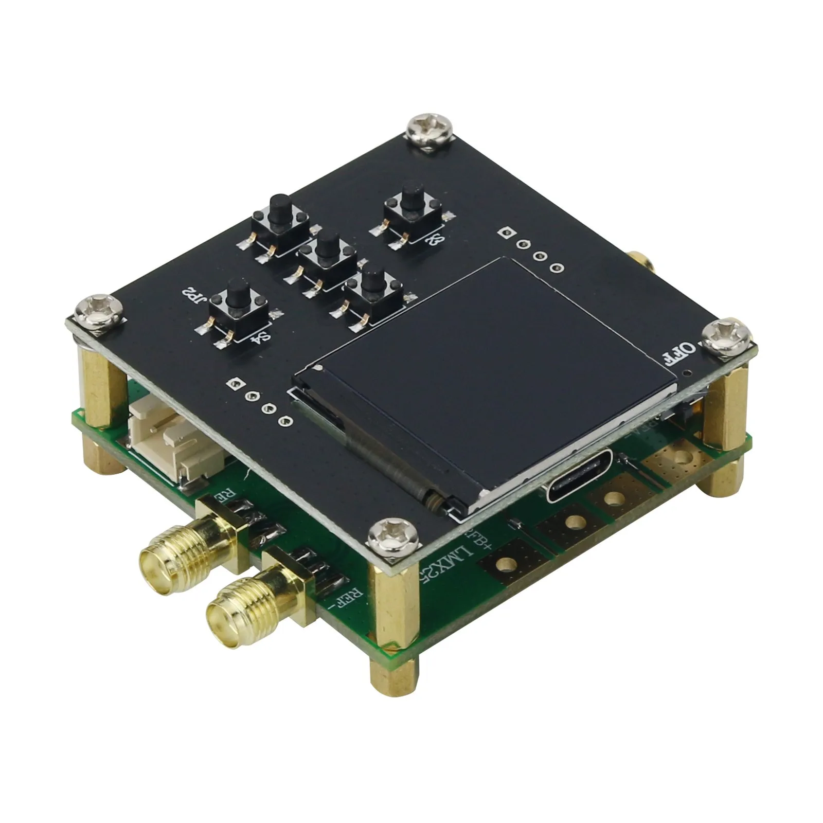 10MHz-19GHz LMX2595 V3 PLL Core Board STM32 Control Board High Frequency Phase Locked Loop with SMA Female Connector
