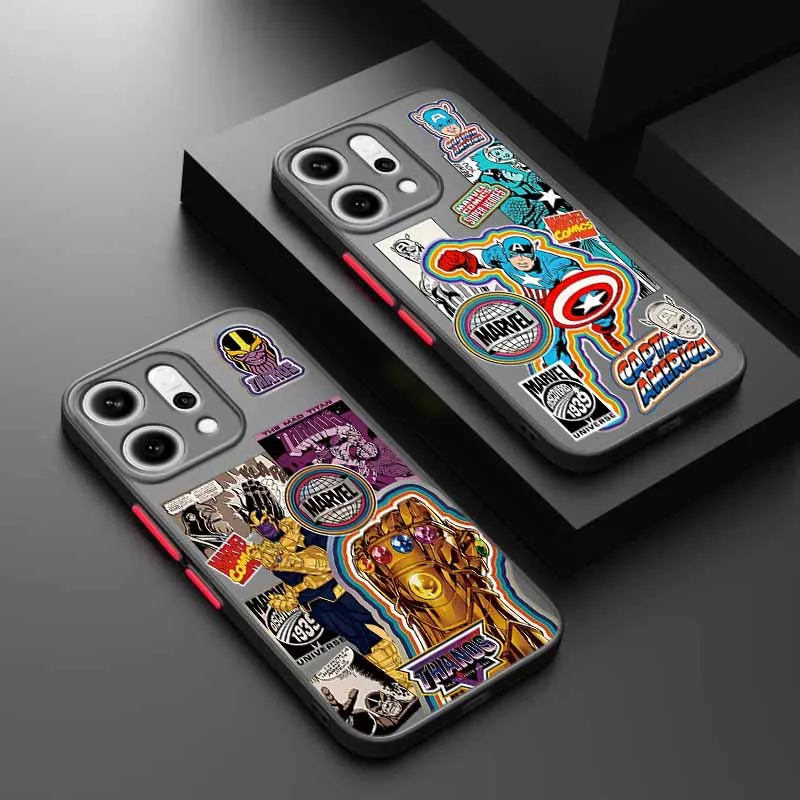 

Retro M-MarvelS Super Heroes Cover For Vivo V50 X70 V29 V25E V23E V21 V20 V19 V17 V15 V11i Y19 Y17 Y16 Y15S Y04 Phone Case