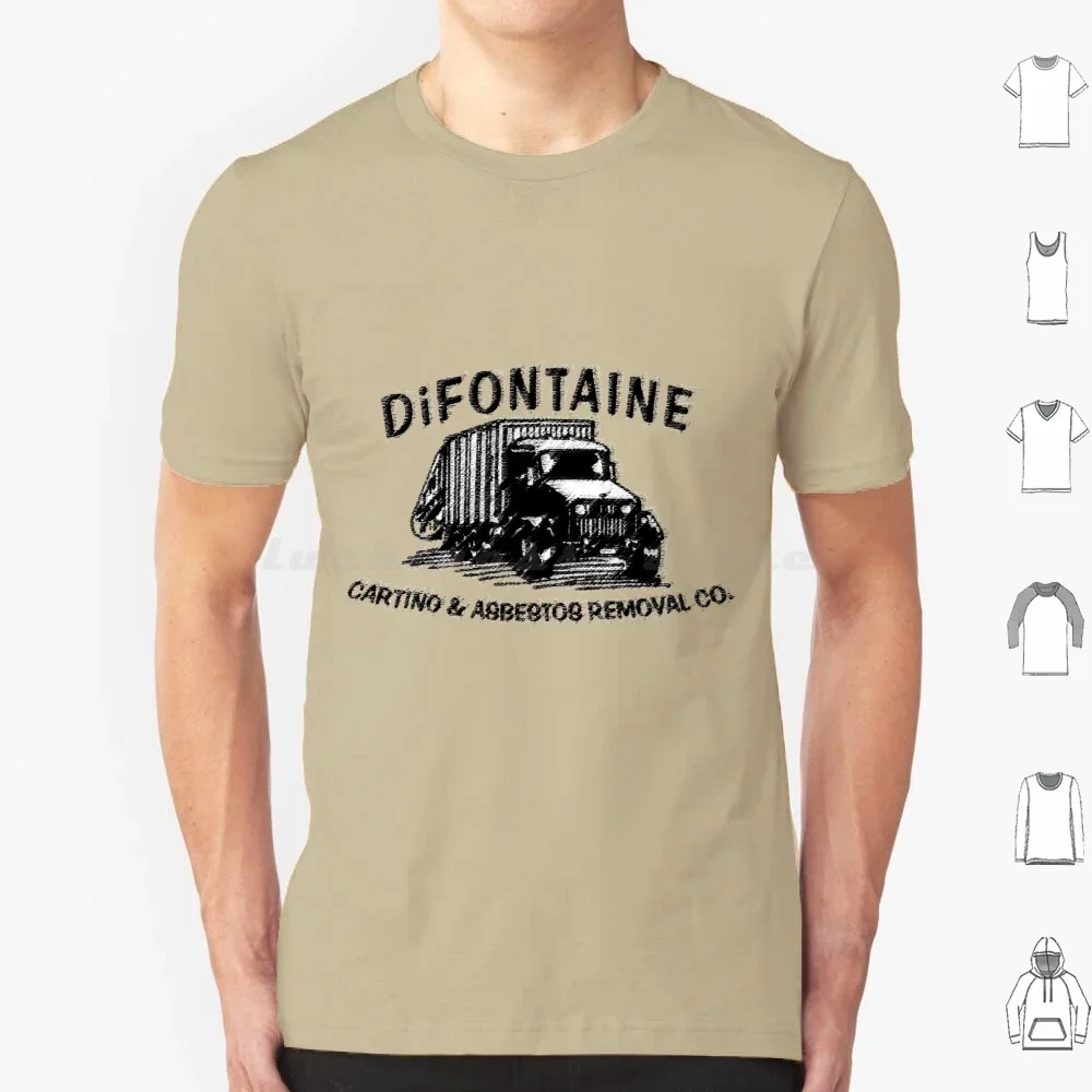 Difontaine Trucking And Asbestos T Shirt Big Size 100% Cotton Fun Lovin Criminals Fun Loving Criminals Huey Morgan