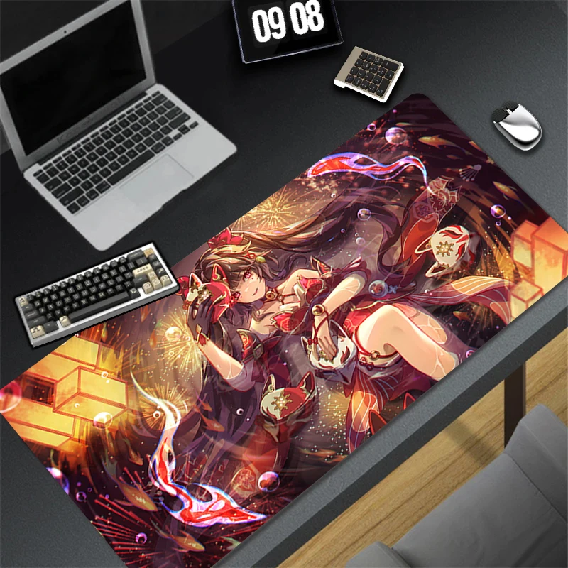 Pattern Gaming Accessories H-honkai Star Rail Sparkle Mousepad Office PC Mouse Pad Keyboard Pad Desk Decoracion Anime Desk Mat