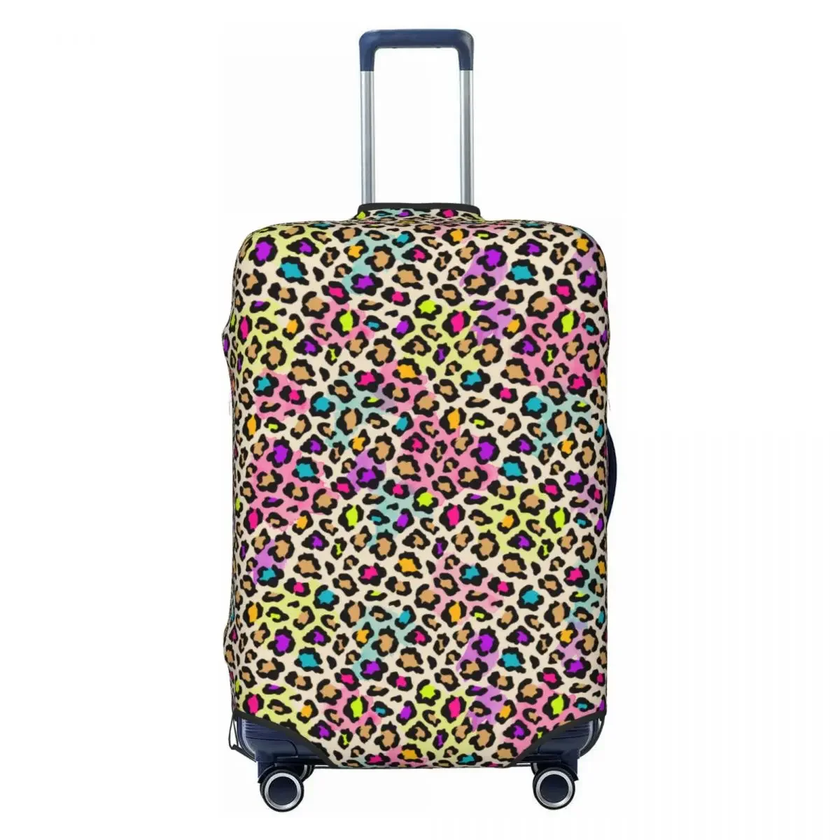 

Custom Animal Skin Leopard Print Luggage Cover Cute Suitcase Protector Covers Suit For 18-32 inch