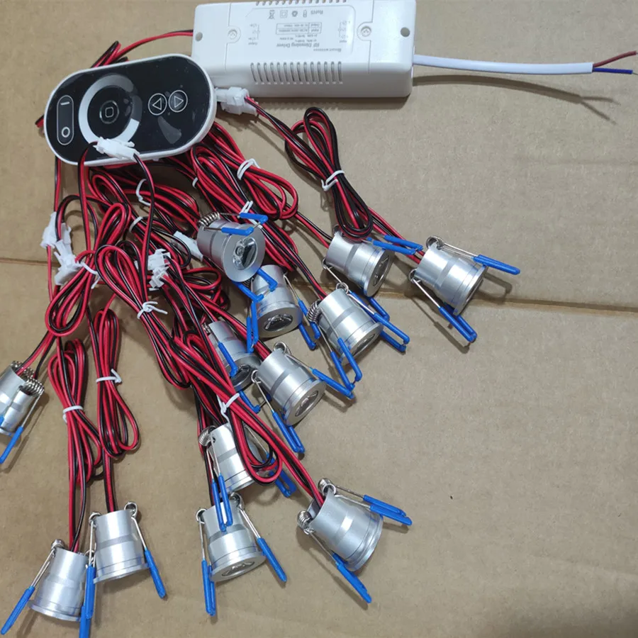 Mini 3W LED Downlights Ceiling Lamps AC110V 220V Spotlight Driver+2.4G Dimmer Indoor Lighting 5 Years Warranty