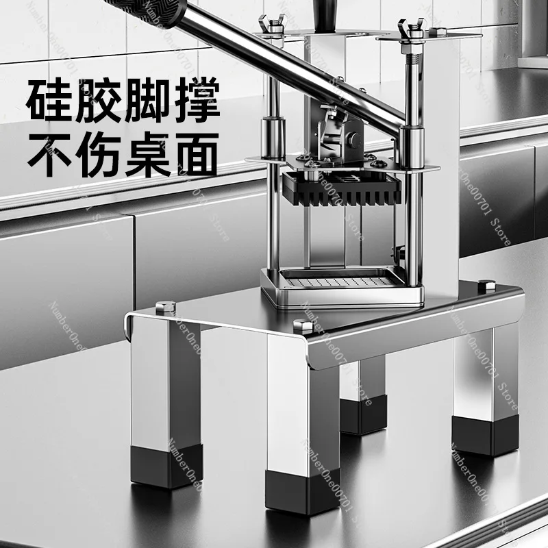 Manual Commercial Potato French Fry Cutter Vegetable Slicer For Cucumber Radish Lettuce Kitchen Cutting Tool