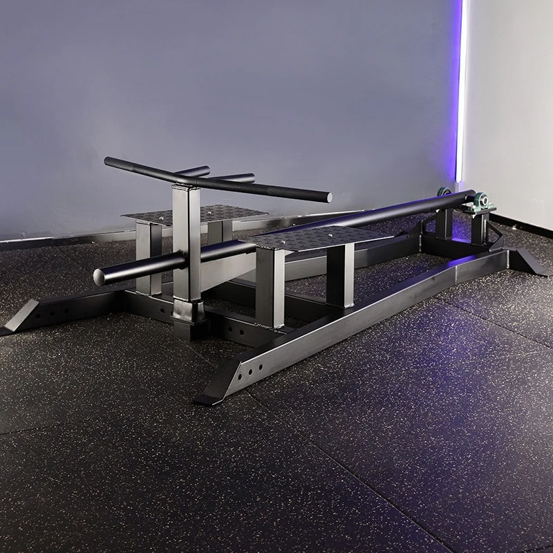 Lean Over Rowing Back Training T-Rowing Machine Gym Strength Equipment Low Back Fitness Equipment