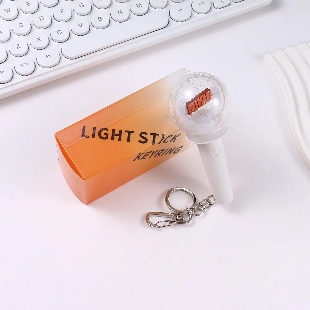 RIIZE Mini Lightstick Keychains Glow Stick Key Ring BRIIZE Gift