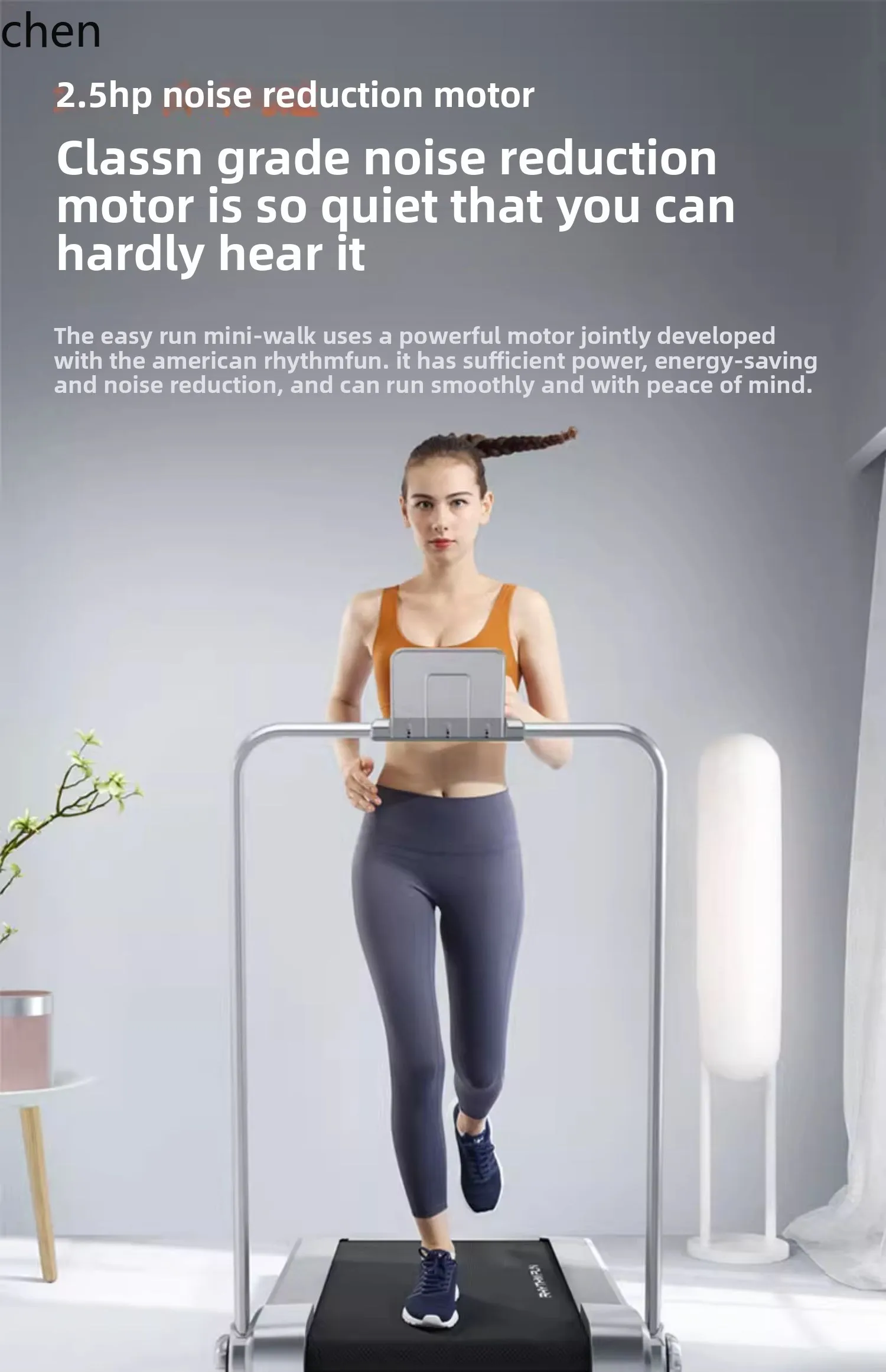 Lxc esteira pequena casa dobrável silenciosa máquina de caminhada plana mini ginásio absorção choque escalada