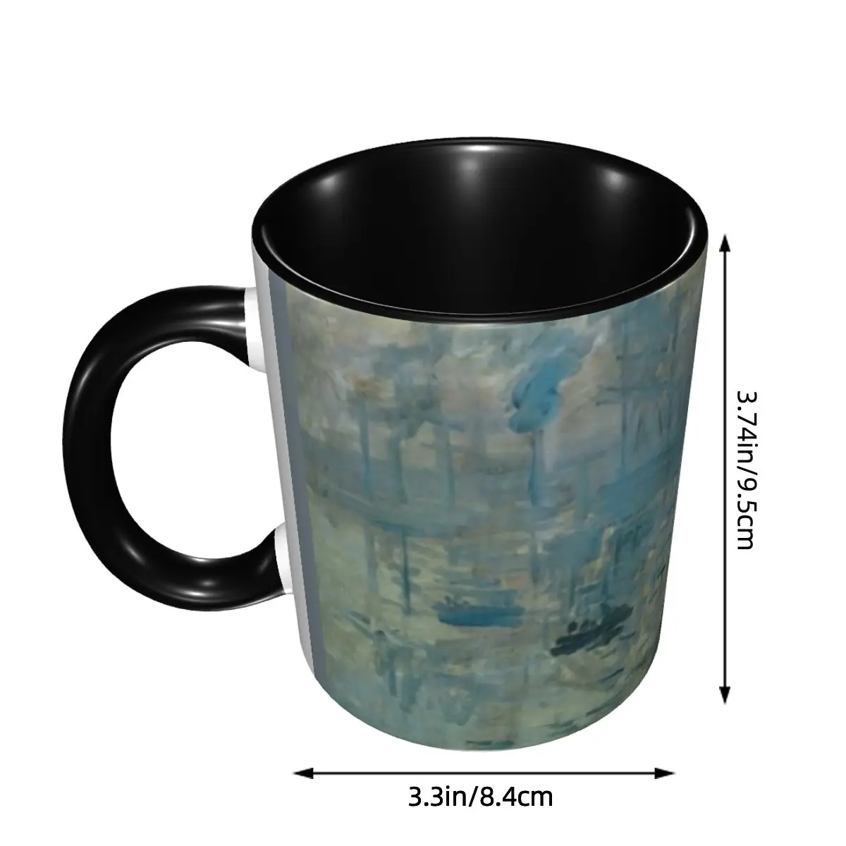 Custom Impression Sunrise Coffee Mugs DIY Claude Monet Ceramic Tea Milk Cup