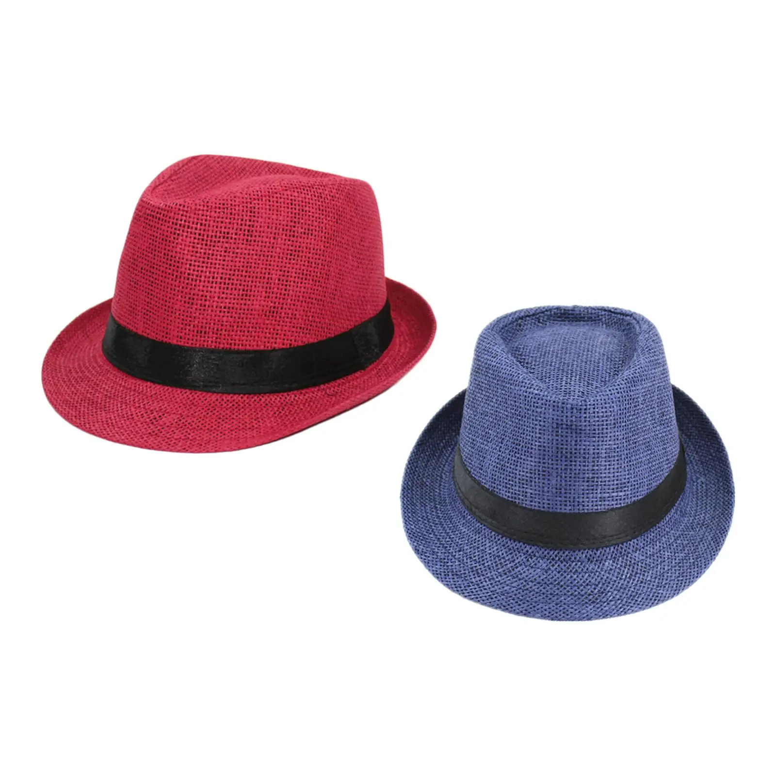 Cappello di paglia per bambini Cappello per protezione solare leggero ed elegante per festival, regalo di strada