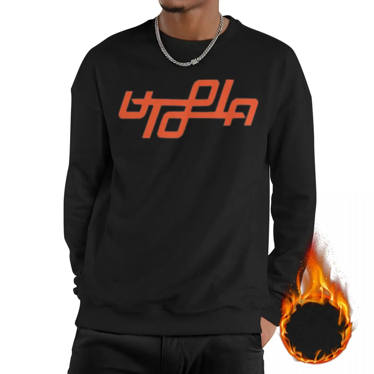 

Man Travis Scotts Hip Hop Utopia Casual Long Sleeves Sweatshirts Fleece Lined old school Pullover Crewneck Sweatshirt Hoodie