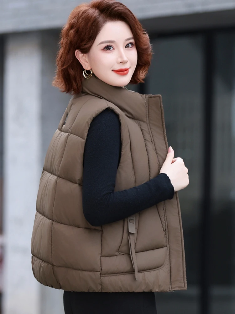 Cappotto invernale da donna in piumino di cotone Faion Sli Abbigliamento da mamma di mezza età Capispalla caldo Casual Sle Stand Fit Thiened