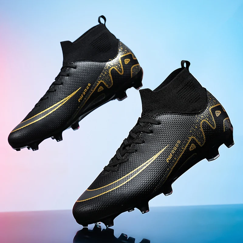 Society Cleats Soccer Shoes Men Football Shoes Indoor Fast Football Field Boots TF/FG Sports Non Slip Training Sneaker Original