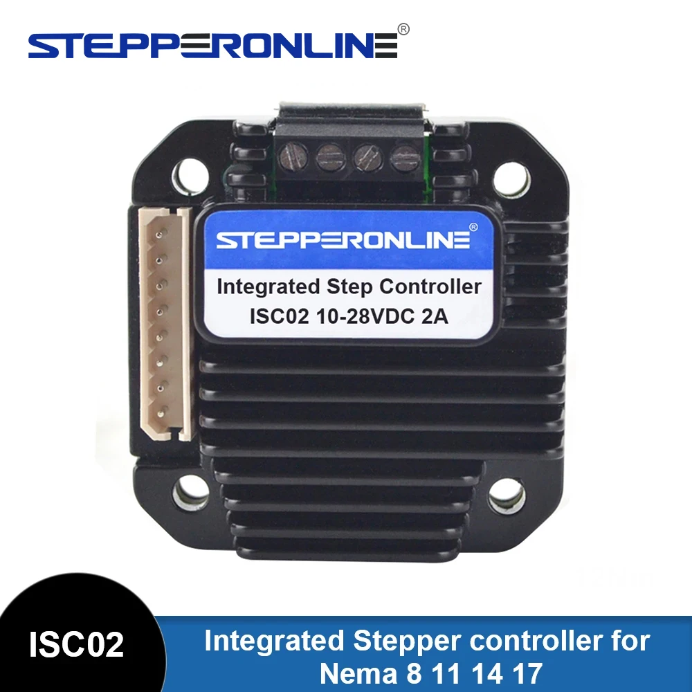 Integrated Stepper Motor Controller 0-2A 10-28VDC for Nema 8,11,14,17 Stepper Motor