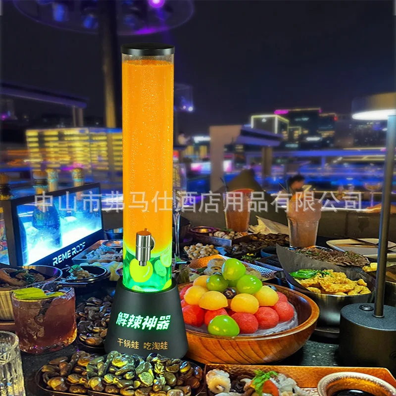 

Bar luminous wine cannon 3 liters beer keg faucet small wine Coke beer cannon draft beer luminous wine