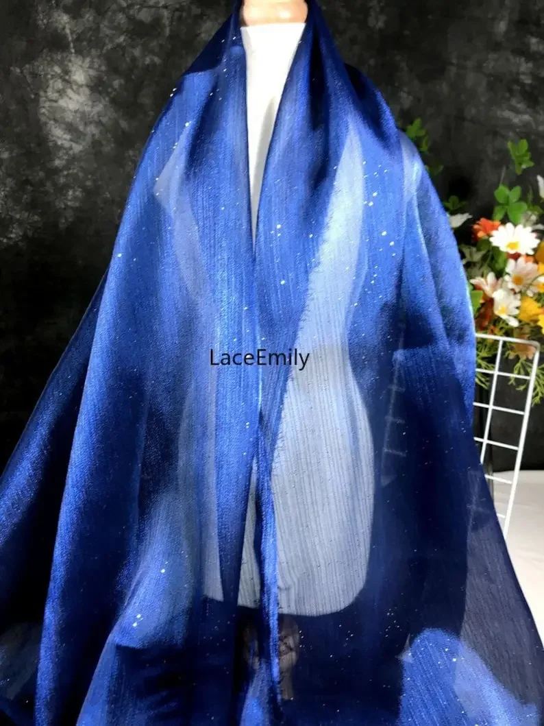 

10 colors glitter organza Lace Fabric Shiny soft organza tulle for For Girl Dress Tutu Dress Wedding Dress Bridal Veil 1 yard