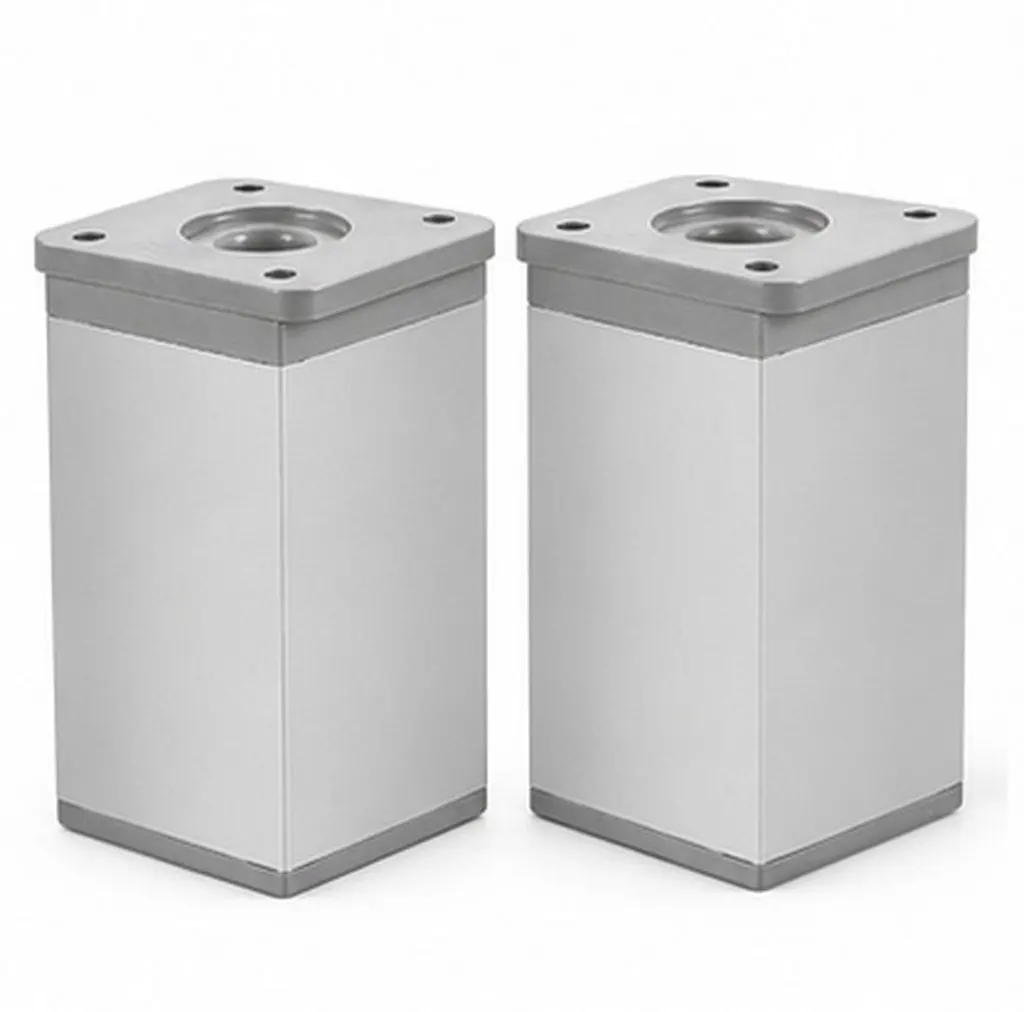 2pcs Adjustable Furniture Legs Aluminum Alloy Heavy Duty Support For Sofa Cabinet Table Stool Dresser Bed Coffee Table