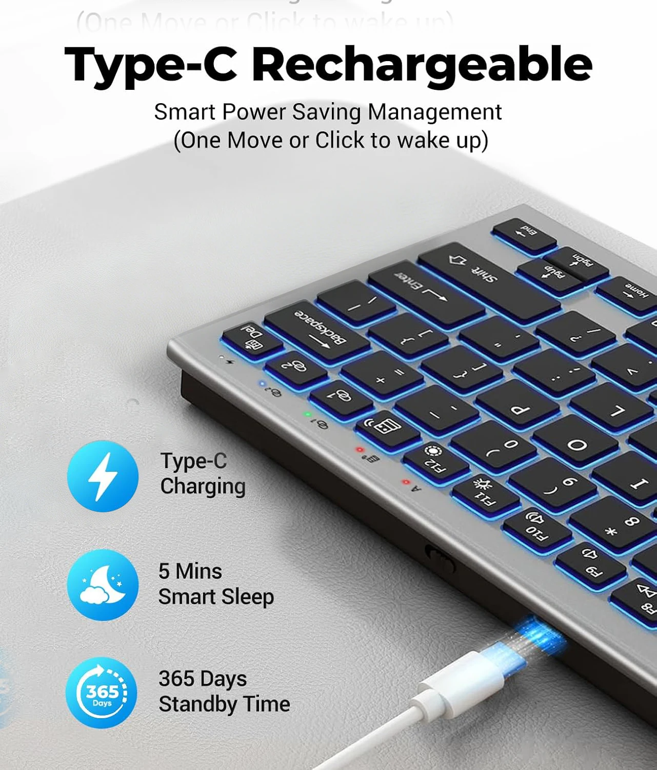 JOMAA Rechargeable Bluetooth & - огляд і ціна Gaming Keyboard Mouse Wireless