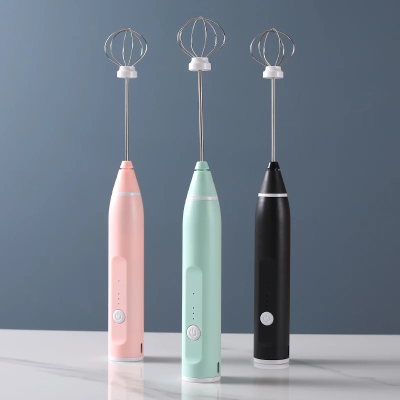 휴대용 계란 거품기, 우유 거품기, 휴대용 커피 머신, 크림 메이커, 3단 속도 조절 재료 믹서, 주방 도구, 푸드 믹서