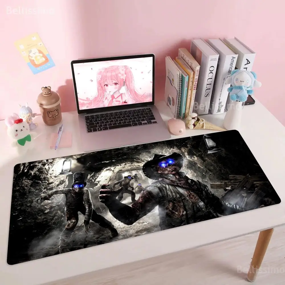 C_call of D_duty Z_zombies Mouse Pad Rubber Mouse Pad Teclado Mecánico Gamer Game Cute Desk Mat Desk Protector Pc Gamer Accessor