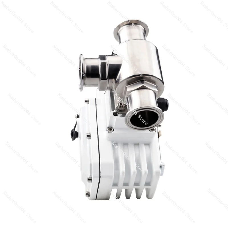 Electric Three-way Ball Valve Sanitary Grade Q984F Pharmaceutical Beverage Food Chuck Conversion Clamp Reversing Fast Ball Valve