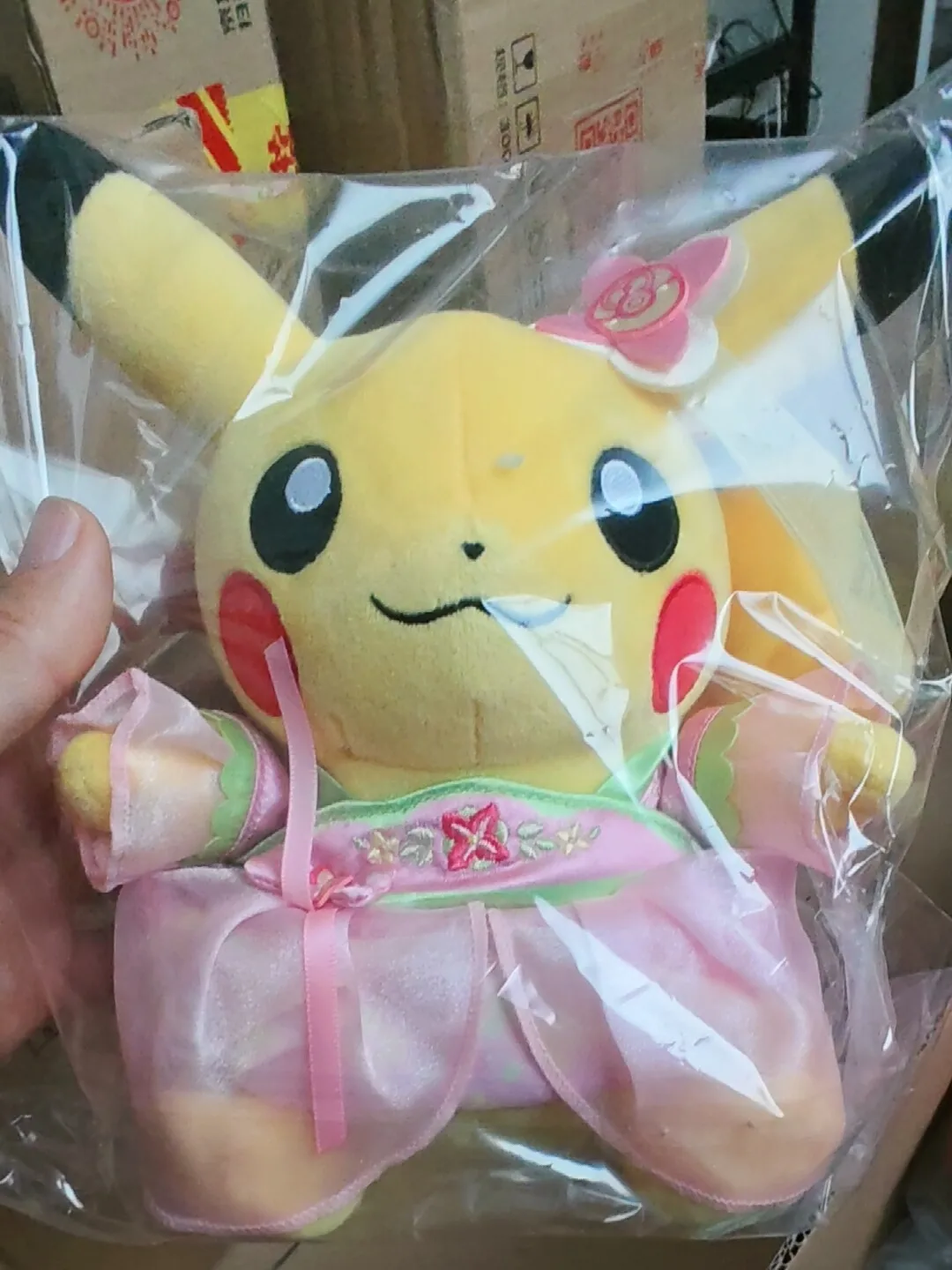 pokemon-pikachu-plush-toy-couple-traditional-costume-soft-stuffed-doll-home-decoration-collectible-bamboo-floral-rhyme-series