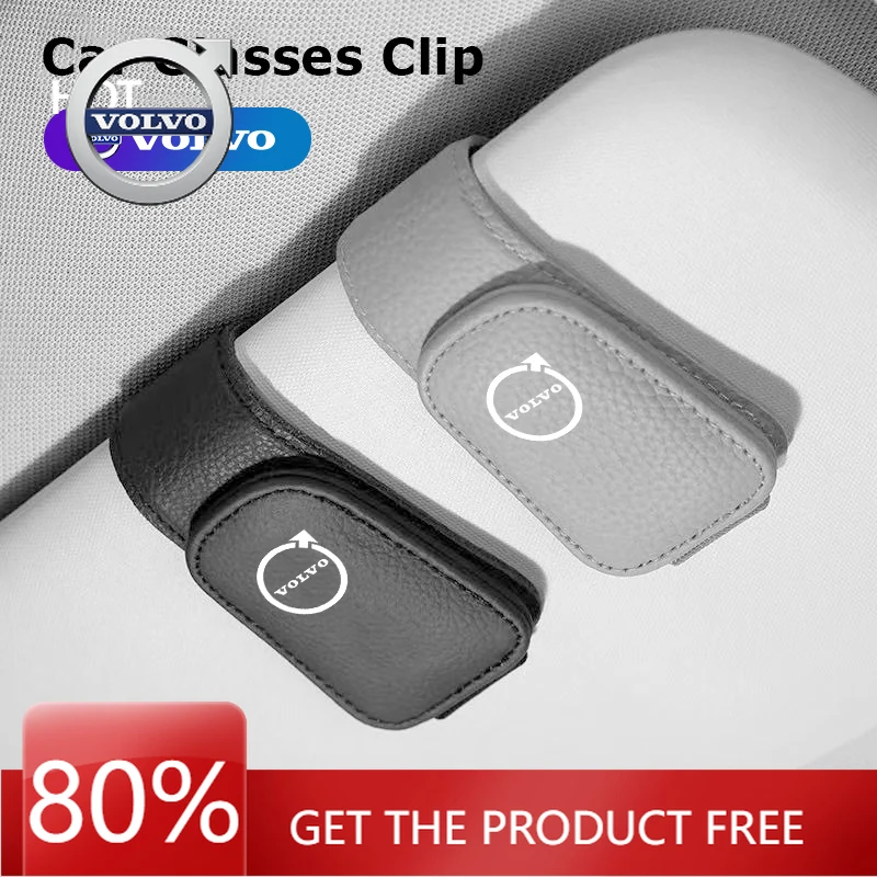 

Новинка 2026: Магнитный кожаный держатель для солнцезащитных очков, карт и билетов для автомобилей Volvo ES90, EC40, EX40, EM90, XC90, V90, V60, XC