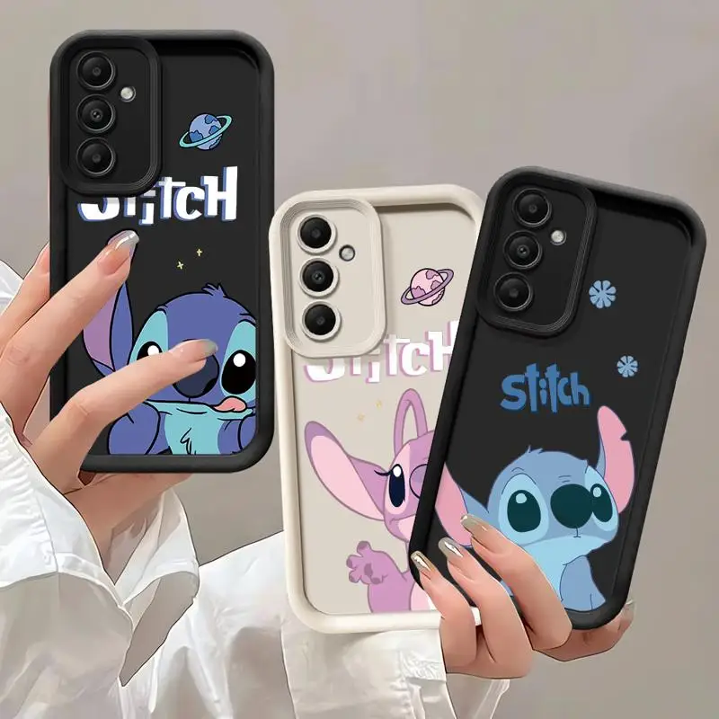 Fashion Cool Stitch A-angie Phone case for Samsung Galaxy A55 A52 A33 cases A24 A15 A12 A23 A22 5G A54 A52s A53 A14 funda Cover