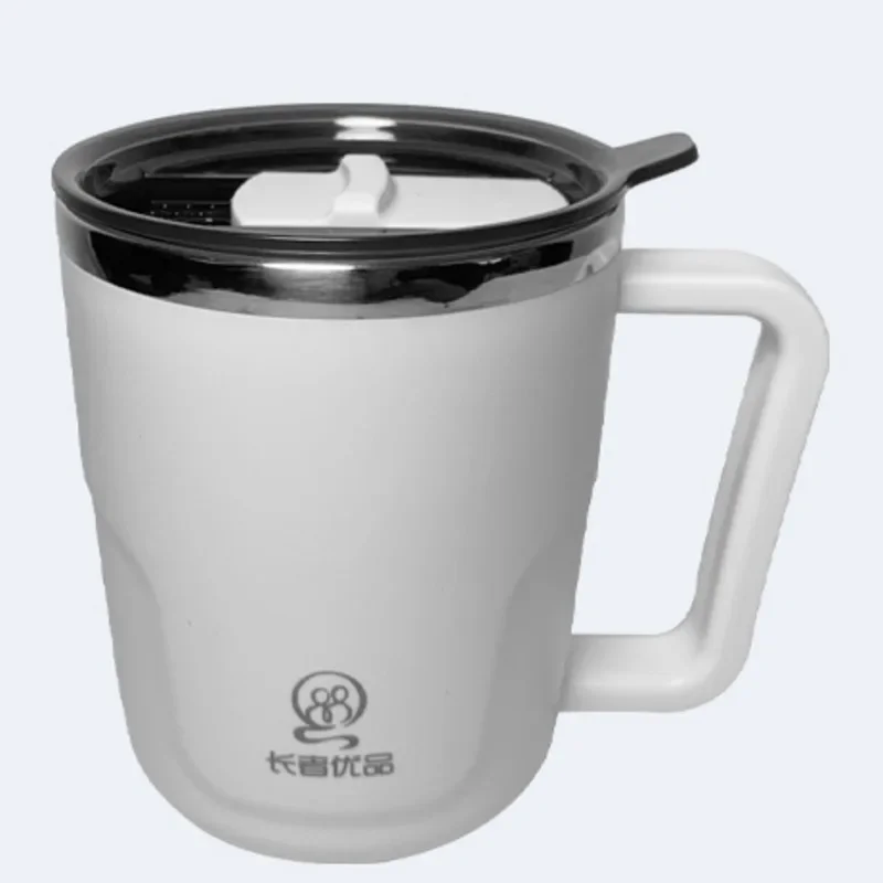 Elderly Nursing Cup Anti-Choking Straw Leak-Proof Design 304 Stainless Steel Inner Layer Senior Drinking Aid Spill-Resistant