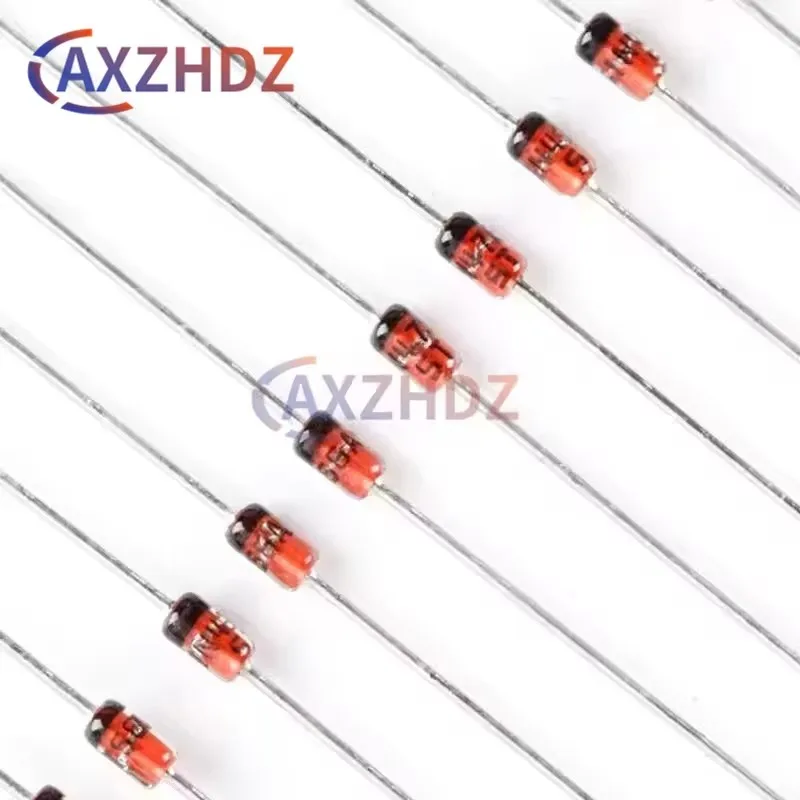 50PCS 1N4727A 3V 1N4728A 3.3V 1N4729A 3.6V 1N4730A 3.9V 1N4731A 4.3V 1N4732A 4.7V 1N4733A 5.1V 1N4734A 5.6V DO-41 1W Zener Diode