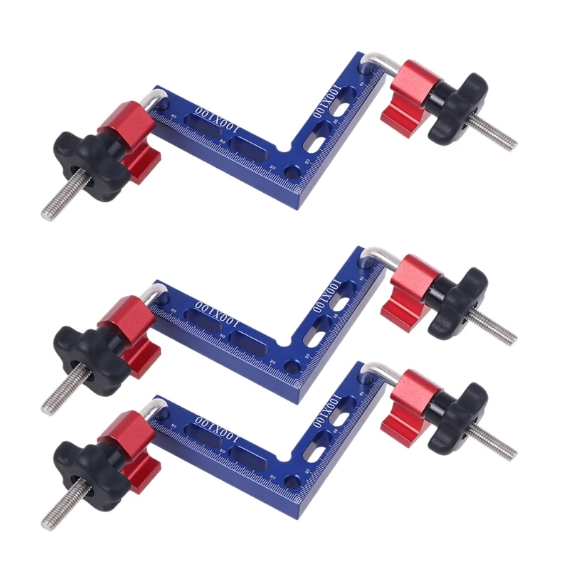 

90 Degree L Woodworking Clamping Square Clamps Ruler TOP ones