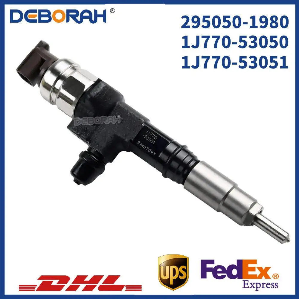 

295050-1980 Fuel Injector 1J770-53050/1J770-53051 For Kubota V3307 Tier 4 Engine