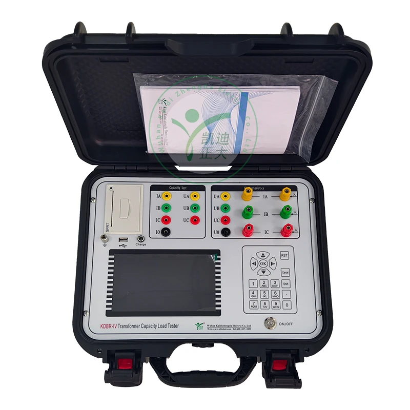 Medidor de teste do fator de dissipação de capacitância do transformador KDRB-IV testador de parâmetros de perda de capacitância