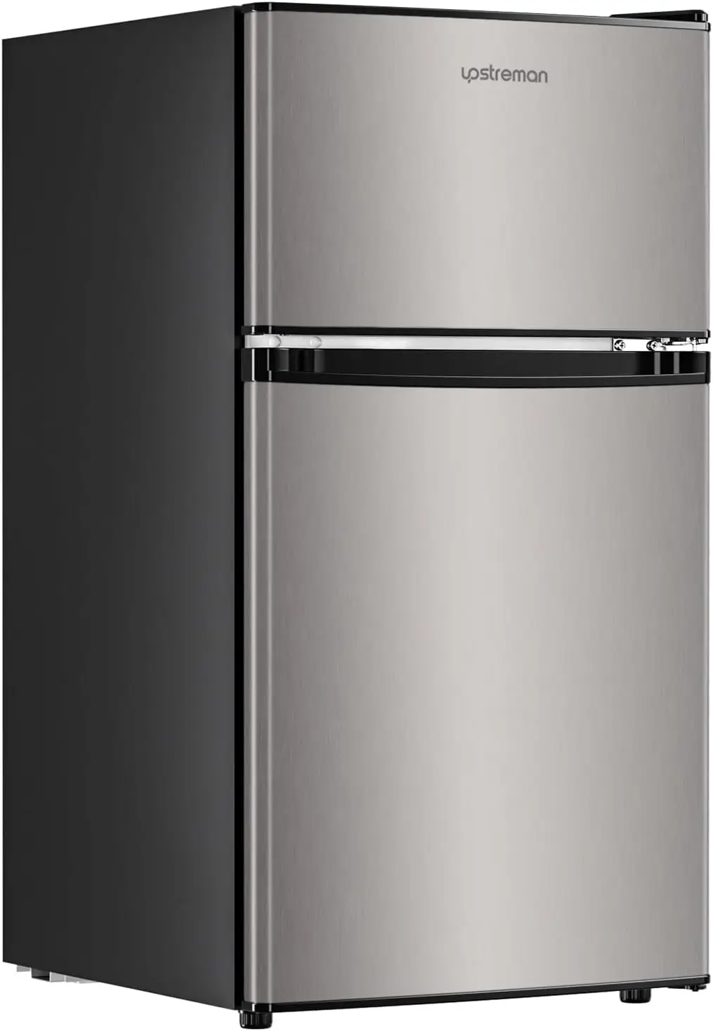 

3.2 Cu.Ft Mini Fridge with Freezer, Double Door Mini Fridge, Adjustable Thermostat, Mini Refrigerator for Dorm, Office