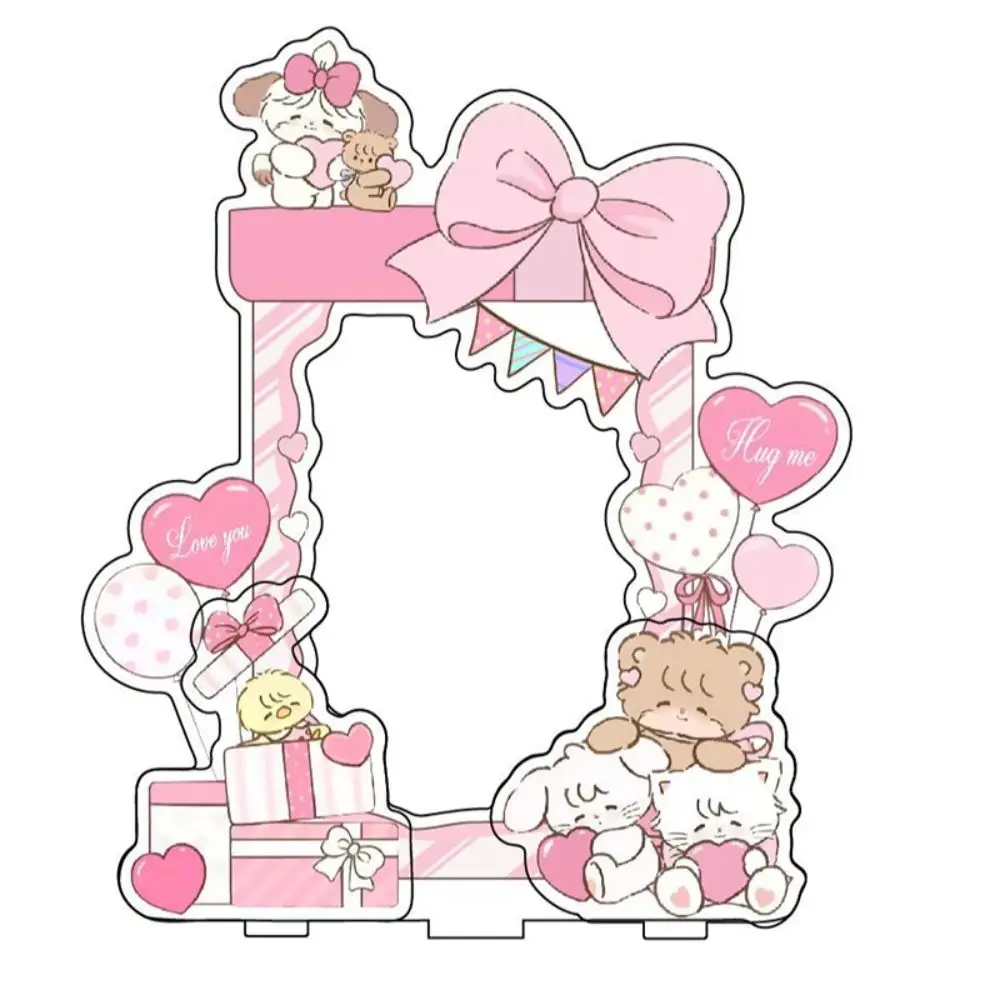 Creative Transparent Idol Card Display Stand Dustproof Waterproof Photo Card Holder INS Korean Card Protective Case Gifts