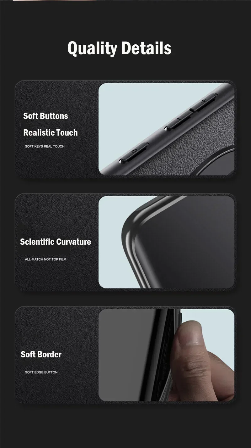 Luxuriöse Leder-Handyhülle für Google Pixel 10A 10 11 XL 9A 9 Pro 8Pro 7 6 Pro 8A 7A 5A 4 Schlichte Hautfreundliche Stoßfeste Weiche Rückseiten-Abdeckung – Detail 7