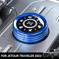 Car Interior Center Console Multimedia Navigation Driving Mode Knob Decoration Cover For Chery Jetour Traveller T2 2023 2024
