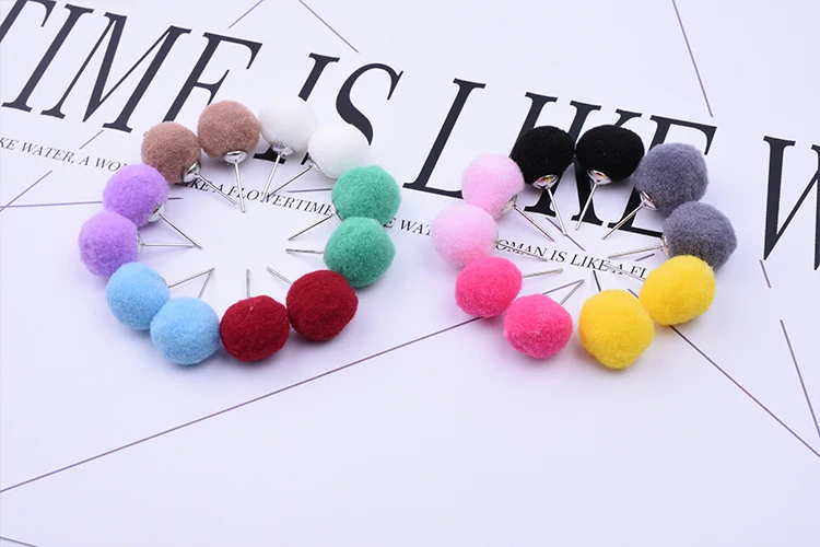 2026 Fashion Christmas Gifts Winter Piercing Wedding Pearl Double Puffer Ball Pearl Earrings Jewelry Girls Earrings Women