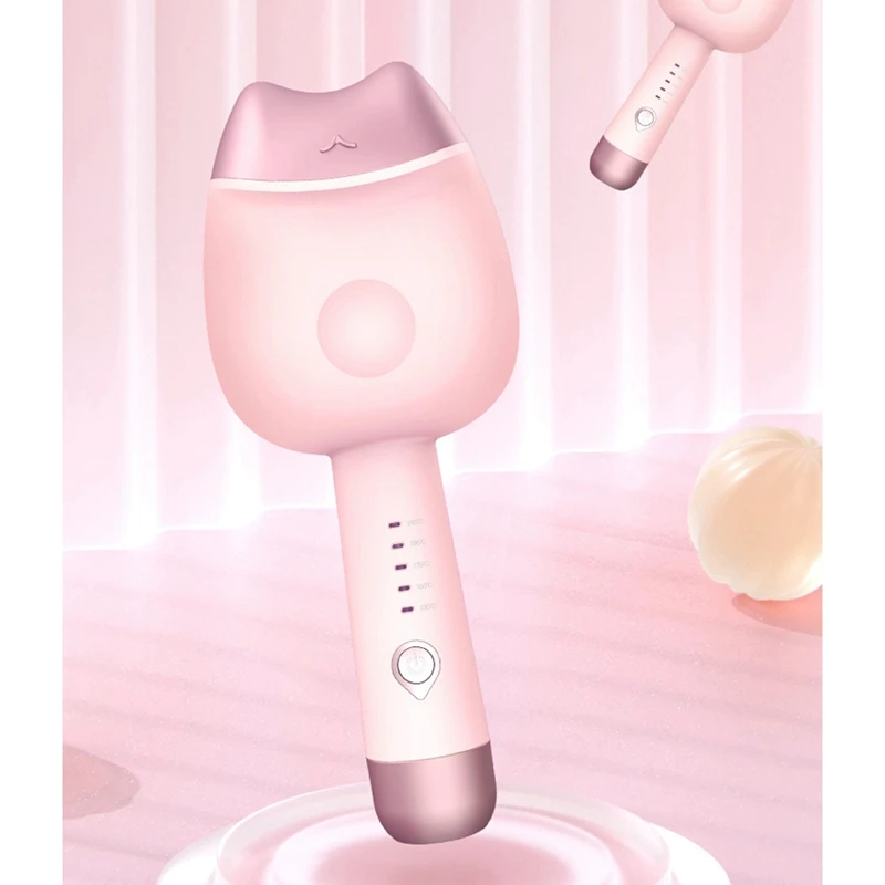 Автоматическая электрическая плойка для волос, щипцы для завивки волос с отрицательными ионами, 32 мм, с короткими щипцами