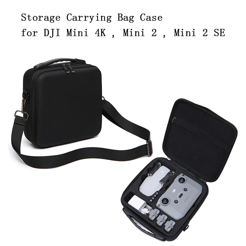 Strong Durability Carrying Portable Travel Bag for DJI Mini 4K Mini 2 Mini 2 SE Flight Anti-Bumps Full Protective Carrying Bag