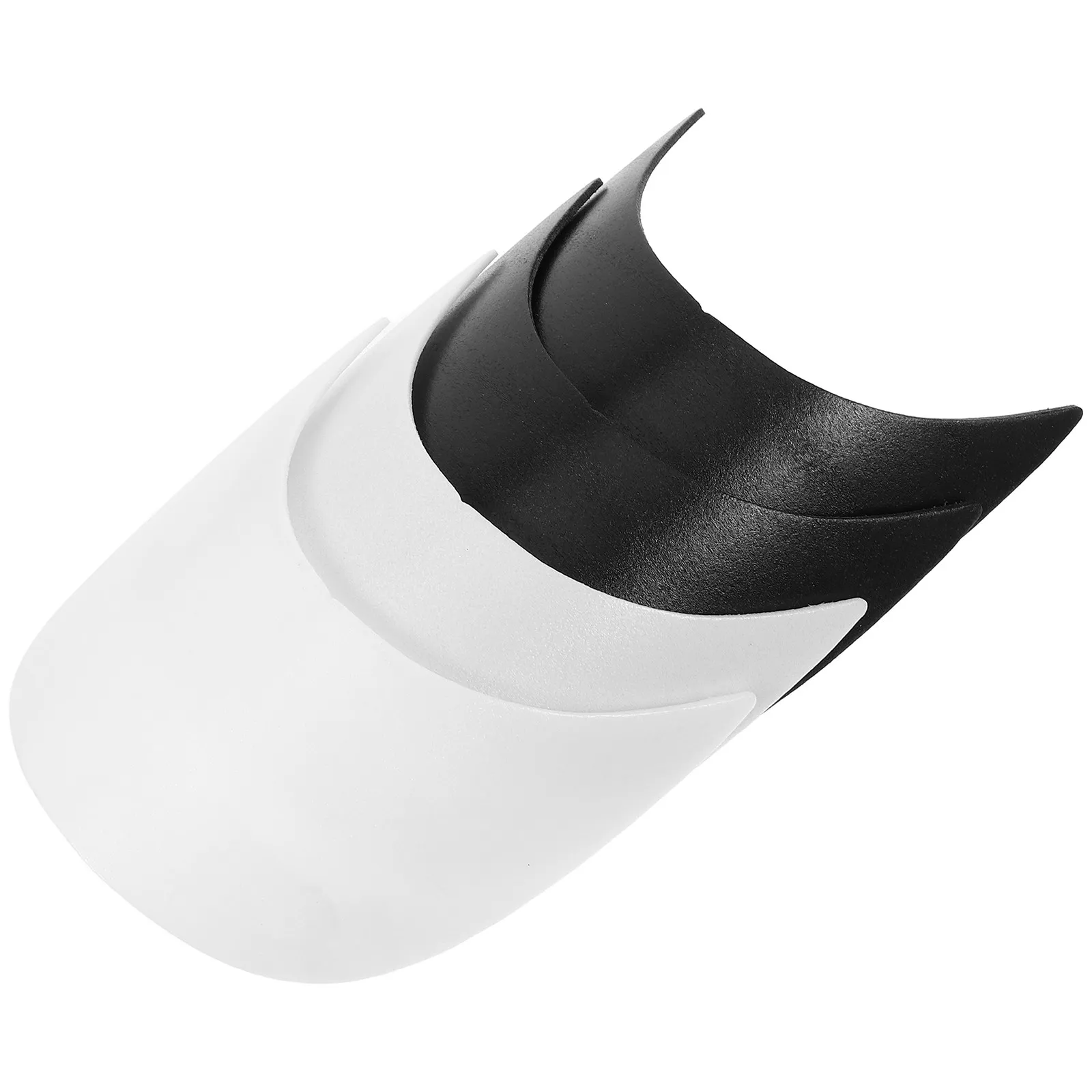 4Pcs Plastic Hat Visor Insert for Baseball Cap Duckbill Hat Sun Proof Rain Proof Lightweight Replaceable Brim Accessory Uv