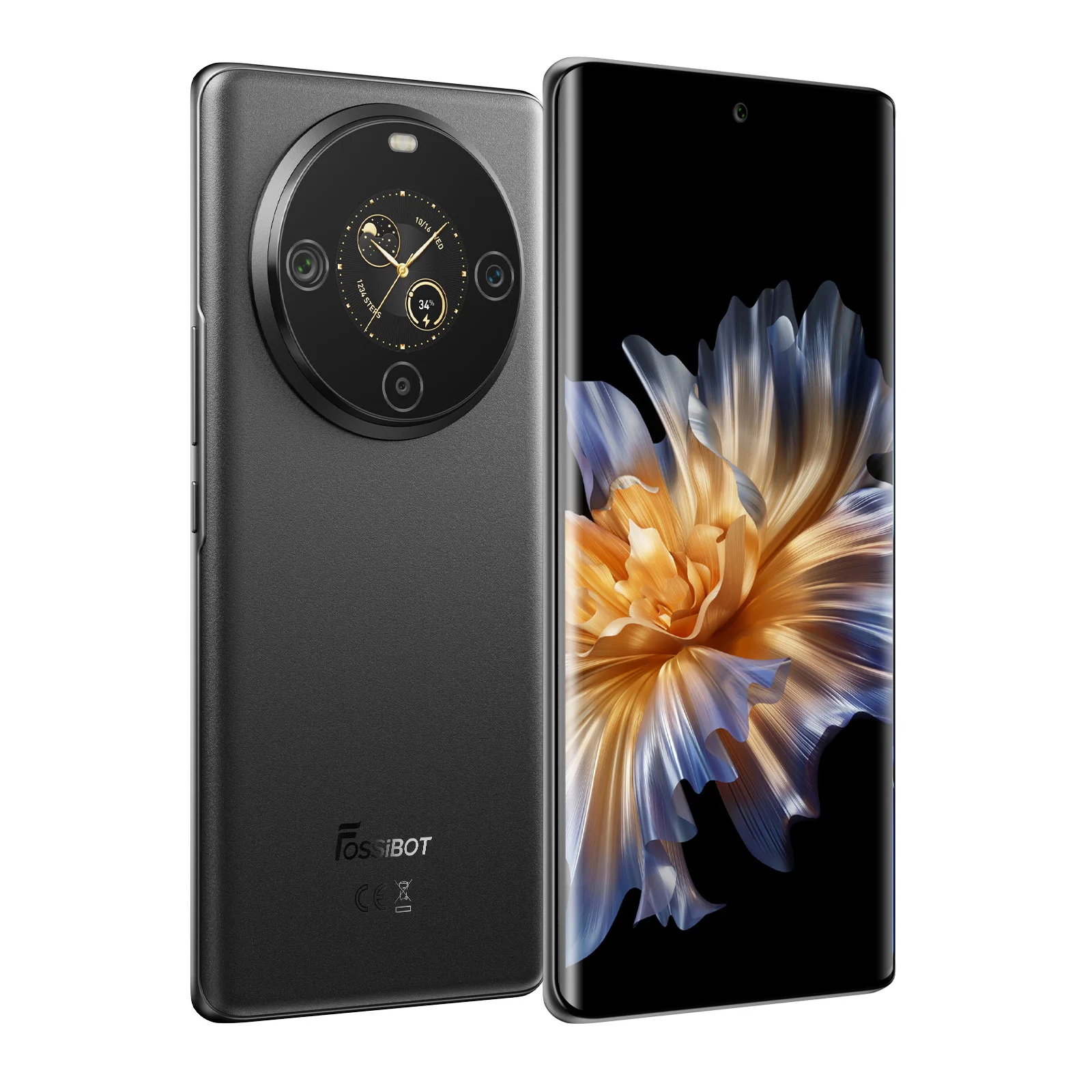 FOSSIBOT-S3 Proスマートフォン,NFC,Amoled Display, Android 14,最大