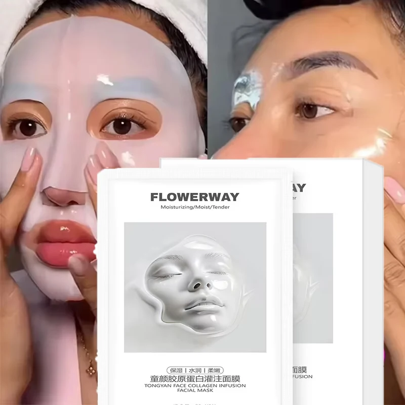 

Глубокие коллагеновые маски для лица Глубоко увлажняющие, увлажняющие, осветляющие, укрепляющие маски для лица, листовая маска, увлажняющий уход за кожей